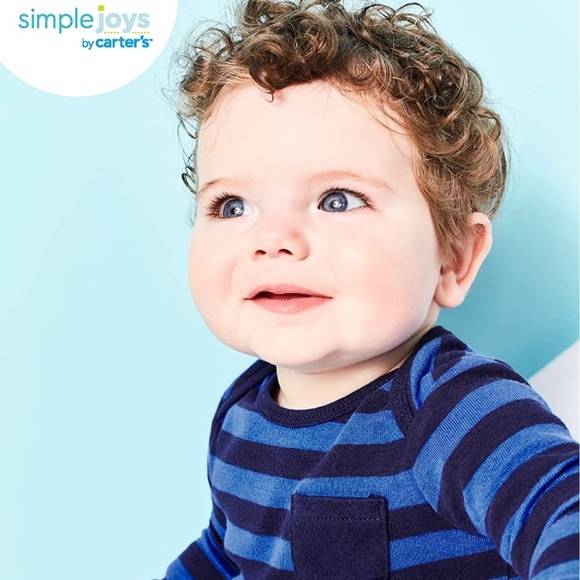 SimpleJoys by Carters, stripe onsie set - Picture 6 of 7